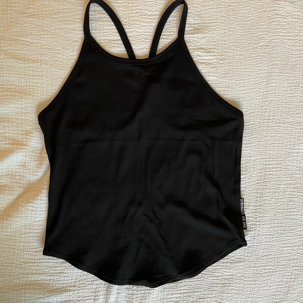 Lululemon x Barry’s black ribbed racerback tank
